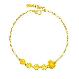 一生富貴財神牛手鍊