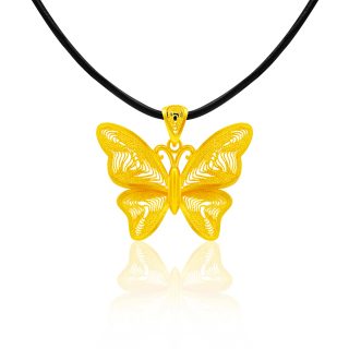 花絲-鶯歌蝶舞墜