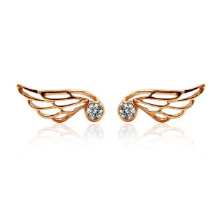 14K希望之翼耳環