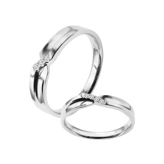 微光戀人(男女鉑金對戒)