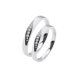 曙光之約(男女鉑金對戒)